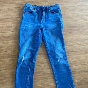 Madewell High Rise Slim Crop Boyjean